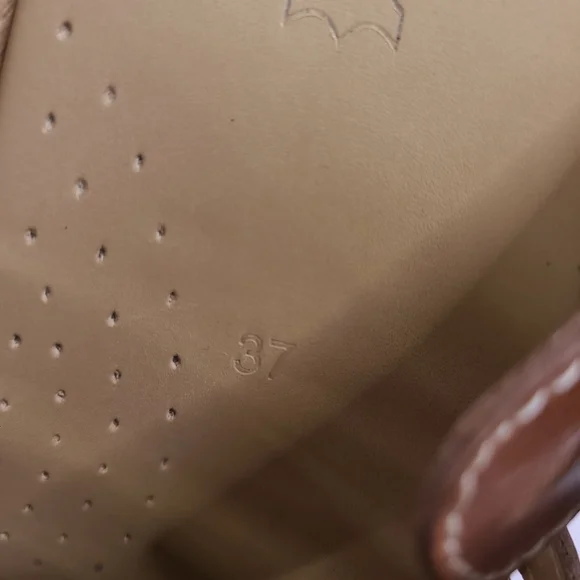 Dansko Brown Strappy Leather Adjustable Slip On Open Toe Platform Clog Sandal 37 - Picture 10 of 11